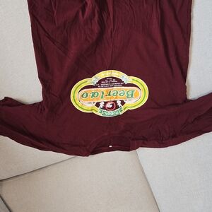 Bertola Maroon Long Sleeve Shirt